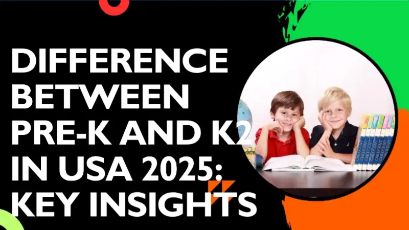 Difference Between Pre-K and K2 in USA 2025: Key Insights